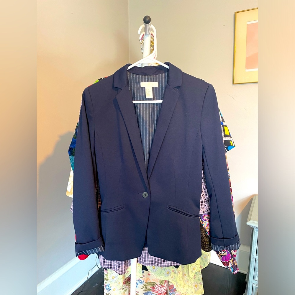 H&M Women’s Navy Blazer Sz 6